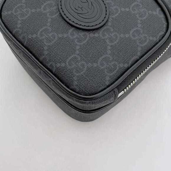 GUCCI Black Leather Shoulder Bag - Picture 7 of 11